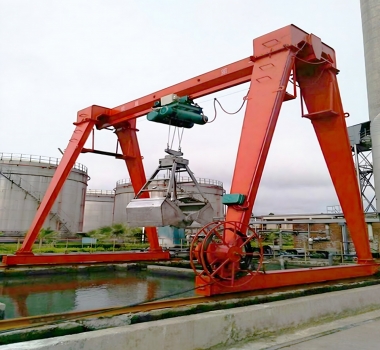 MHZ电动葫芦门式抓斗起重机